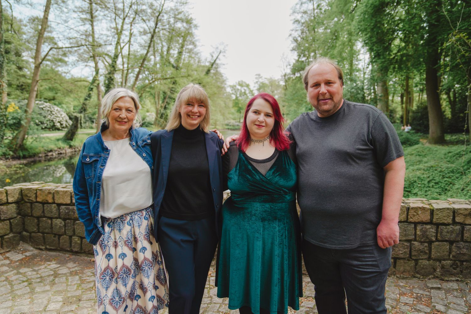Das Foto zeigt das Spitzenteam der Delmenhorst Grünen